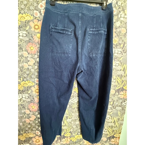 Anthropologie Pilcro Dark Wash Denim Cargo Pants Women's Size 32 - Picture 8 of 9